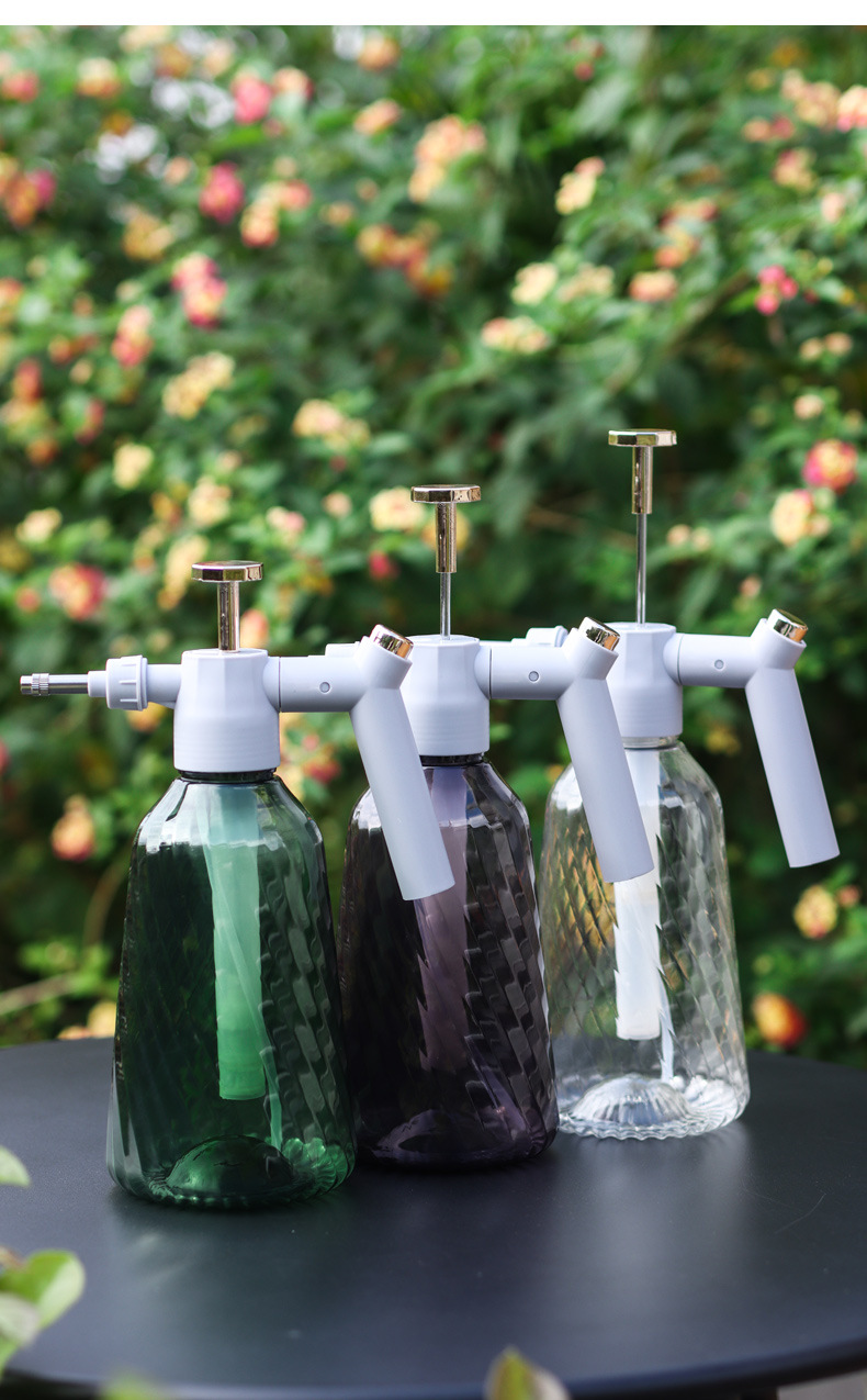 一件代发欧林泽透明洒水壶1.5L喷壶大容量加压园艺消毒喷水壶批发详情17