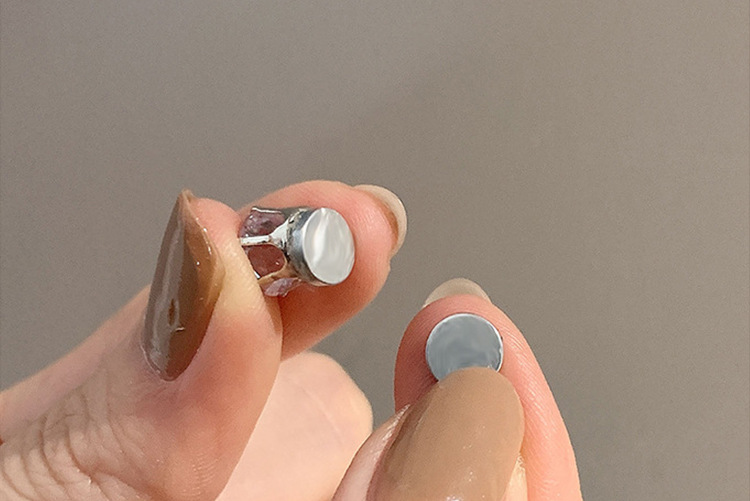 超闪锆石无耳洞磁吸耳饰高级气质耳蜗钉爆闪耳骨夹镶钻吸铁石耳钉详情18