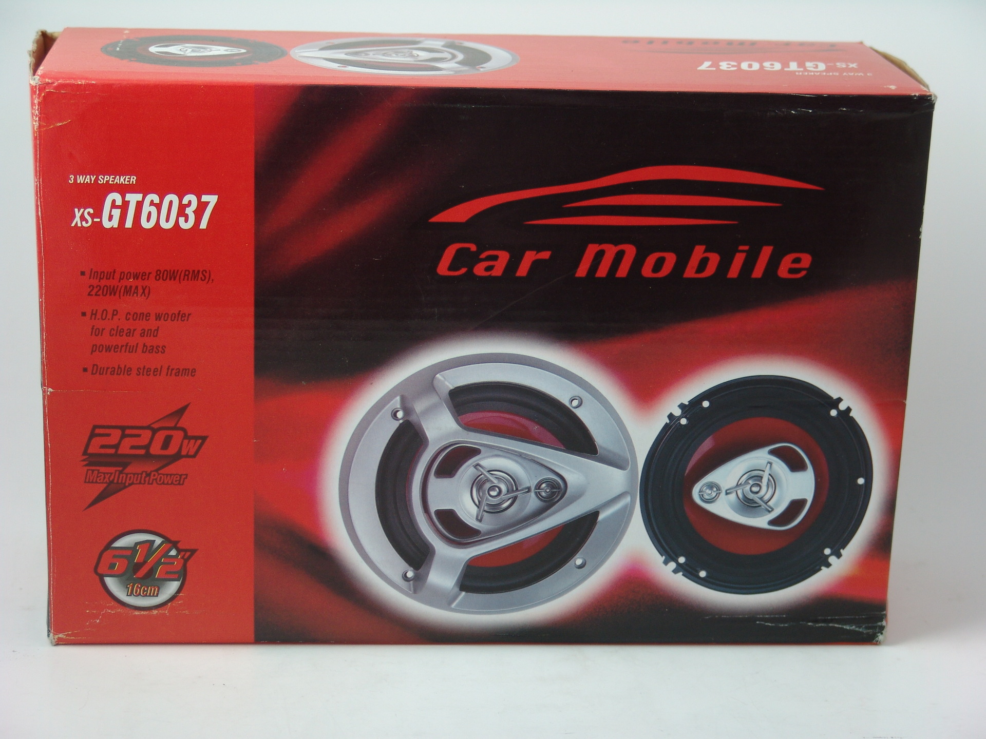 Three-way coaxial car speaker, high-quality surround sound car audio system pic 4