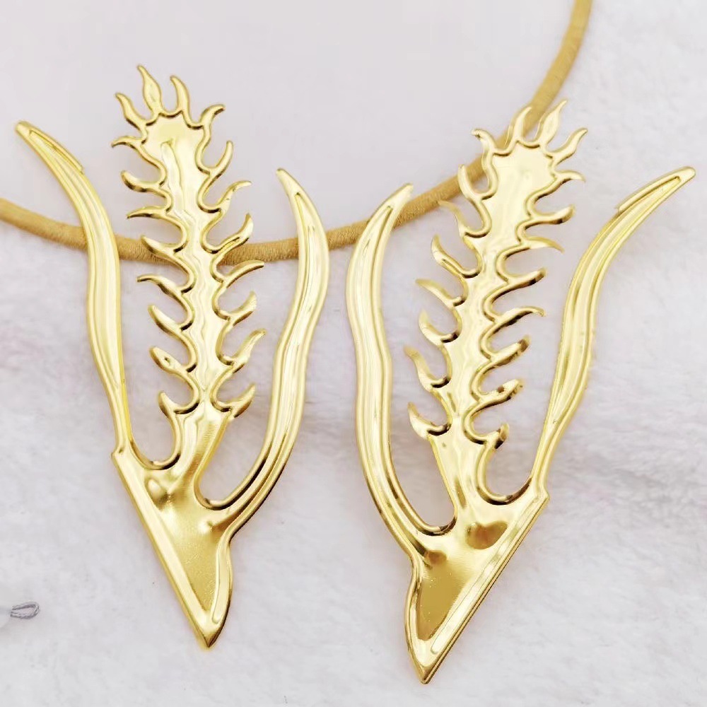 DIY秀禾新娘头饰 皇冠凤凰花片 左右翅膀挂件 批发详情4