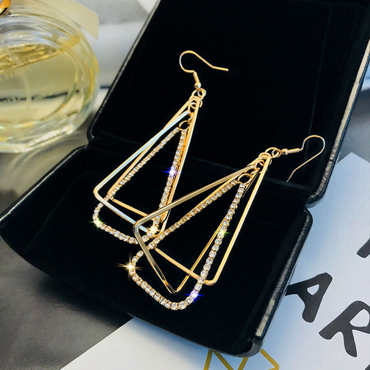 925银针复古耳环几何金属耳钉小众气质高级感爆款百搭耳饰批发详情35