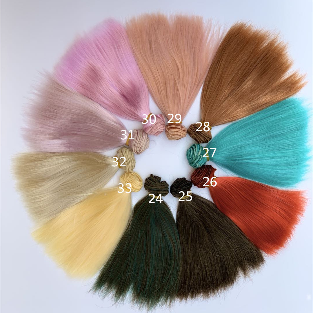 SD.BJD doll, cotton doll, wig, hair transplant, 25cm bangs, milk silk, soft silk pic 4