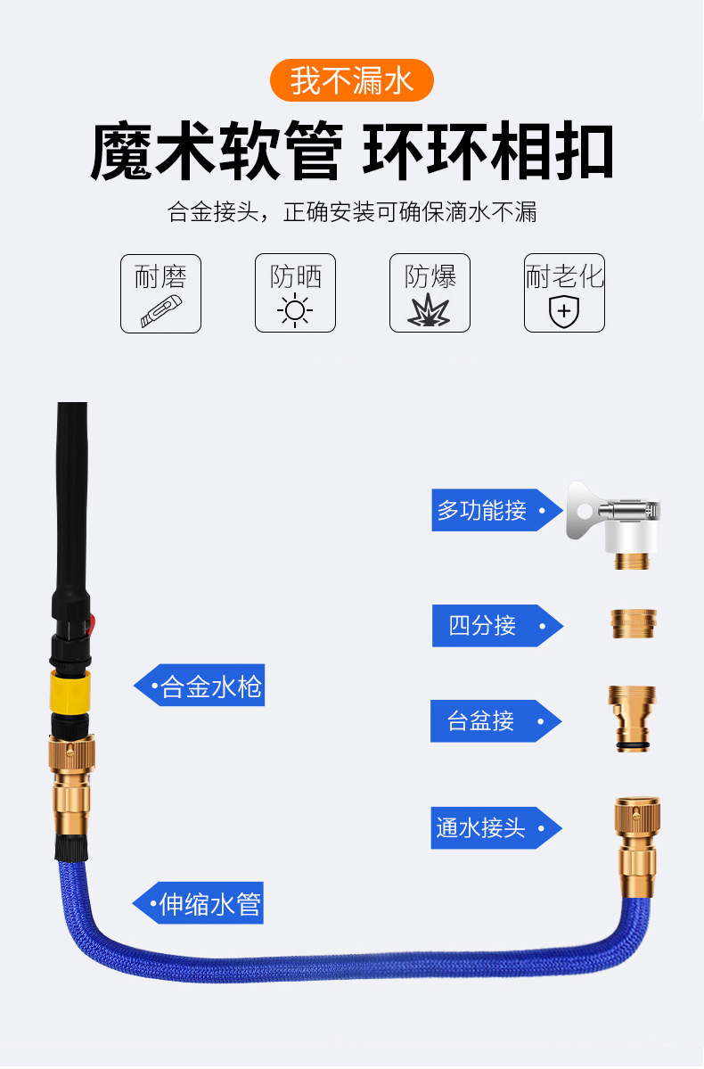Car wash mop, soft bristle cleaning, multi-functional car wash tool, long-handled extended brush, car brush pic 20