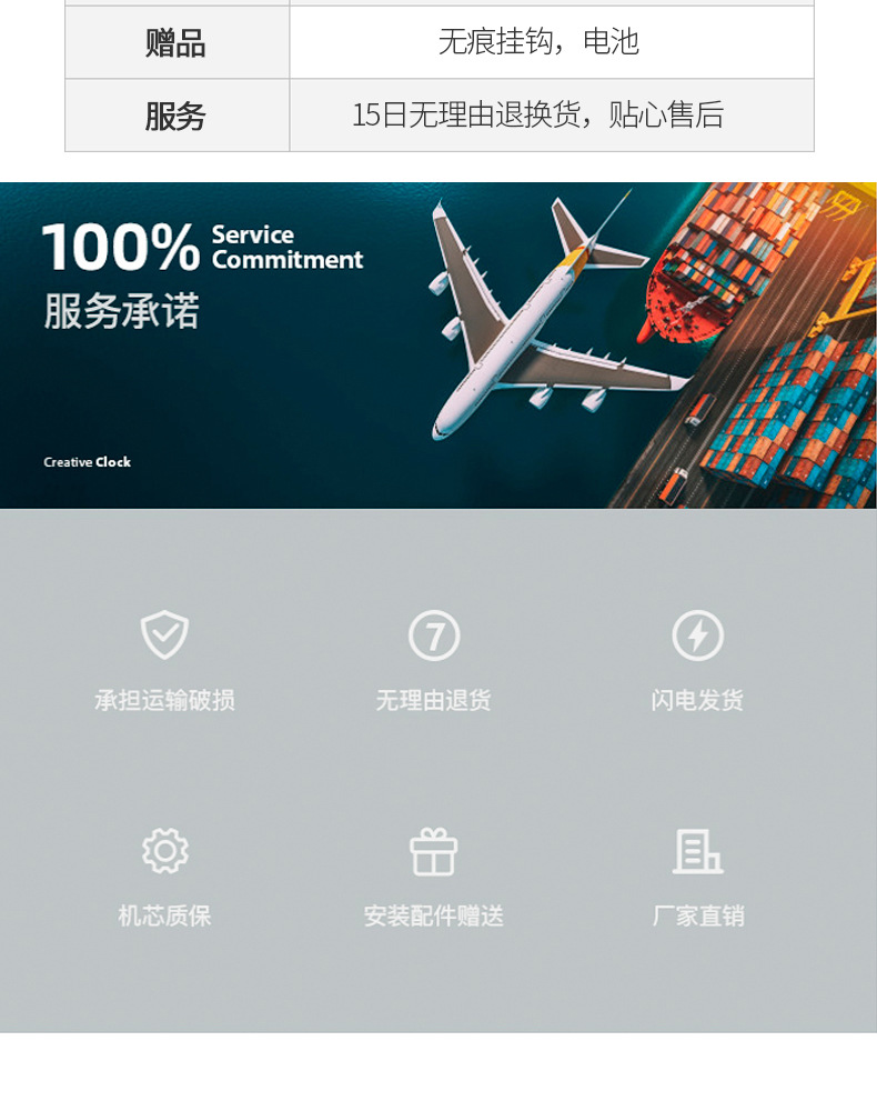 跨境钟表客厅新款大象挂钟意式现代装饰时钟挂墙立体浮雕简约挂画详情17