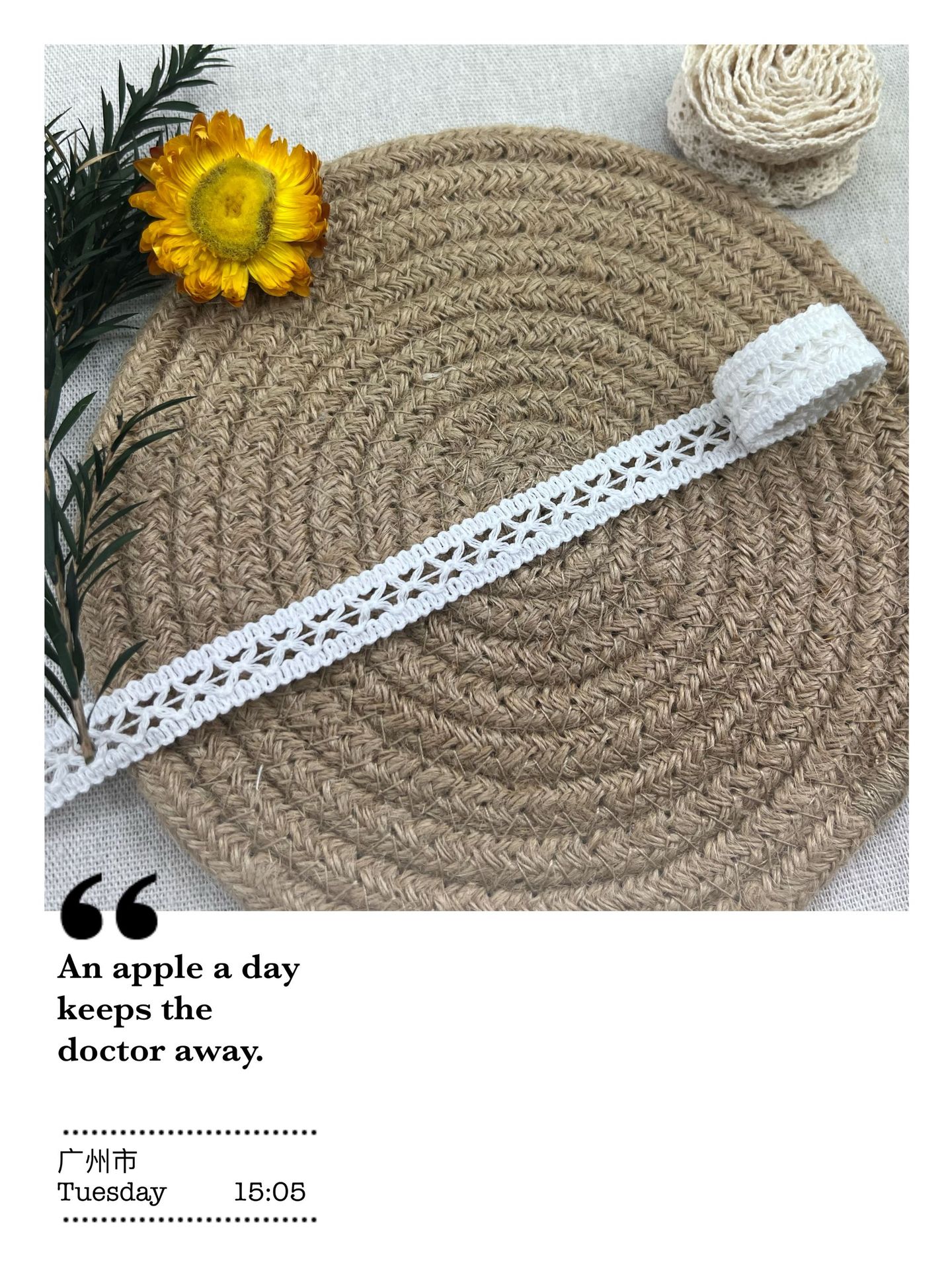 Wholesale of lace cotton thread, Pingyang lace woven clothing accessories, cotton thread, lace accessories, clothing lace pic 7