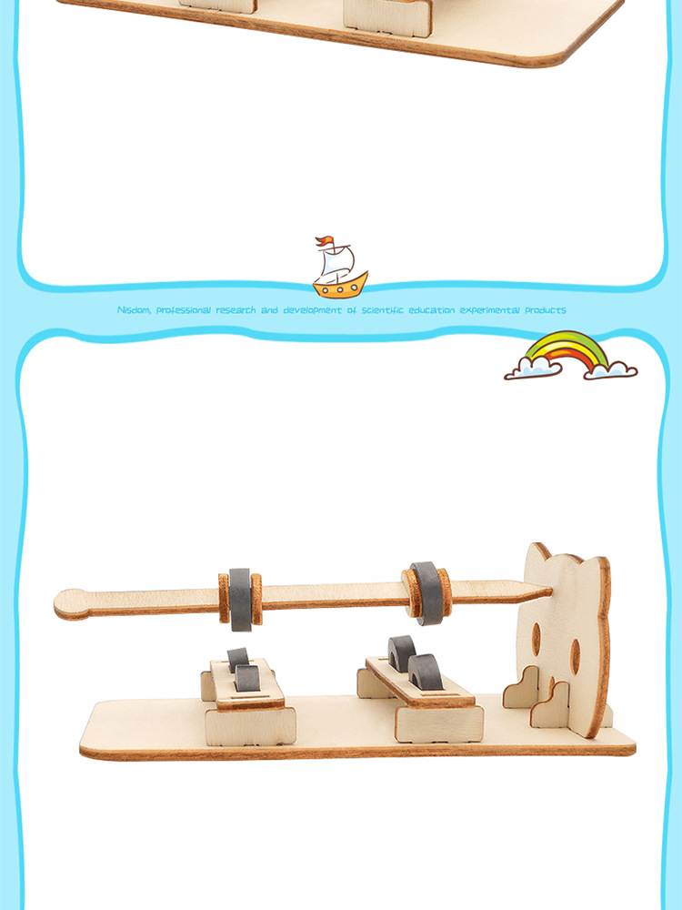 Primary school science and technology small handicrafts, DIY magnetic levitation science experiment equipment, educational steam learning AIDS pic 18