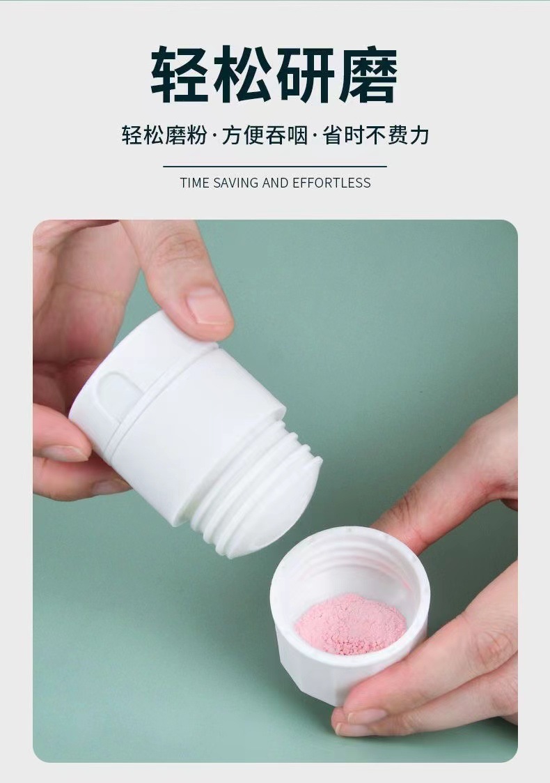 Medicine cutter, grinder, powder grinder, medicine box, baby and pet medicine cutter, German household portable new four-in-one pic 6