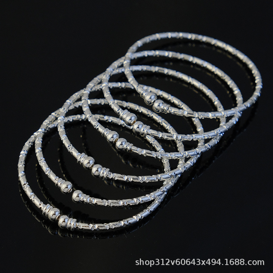3MM gold-plated bracelet for women, African gold bead bracelet, gift for Ethiopian wedding brides pic 14