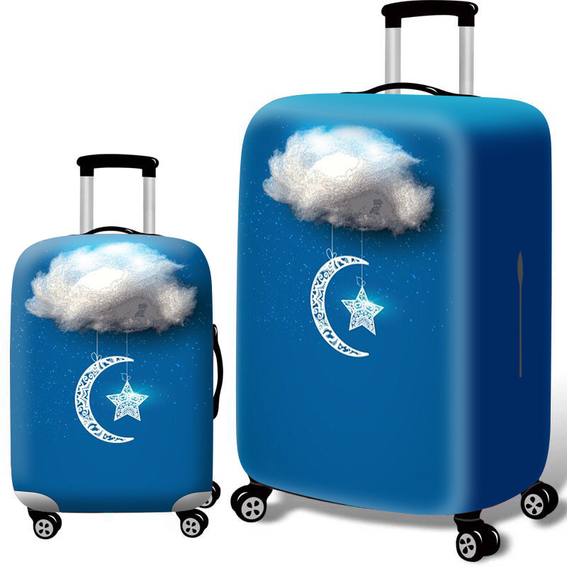 Factory direct sales of thickened and wear-resistant suitcase covers, strong printed elastic and wear-resistant luggage covers, one-piece consignment pic 8