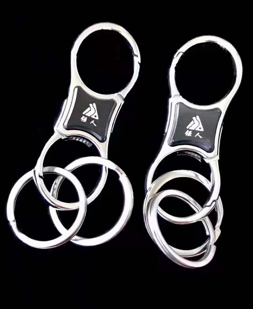 Wholesale Qiangren QR494A keychain, stainless steel metal keychain, creative keychain, keyring pic 17