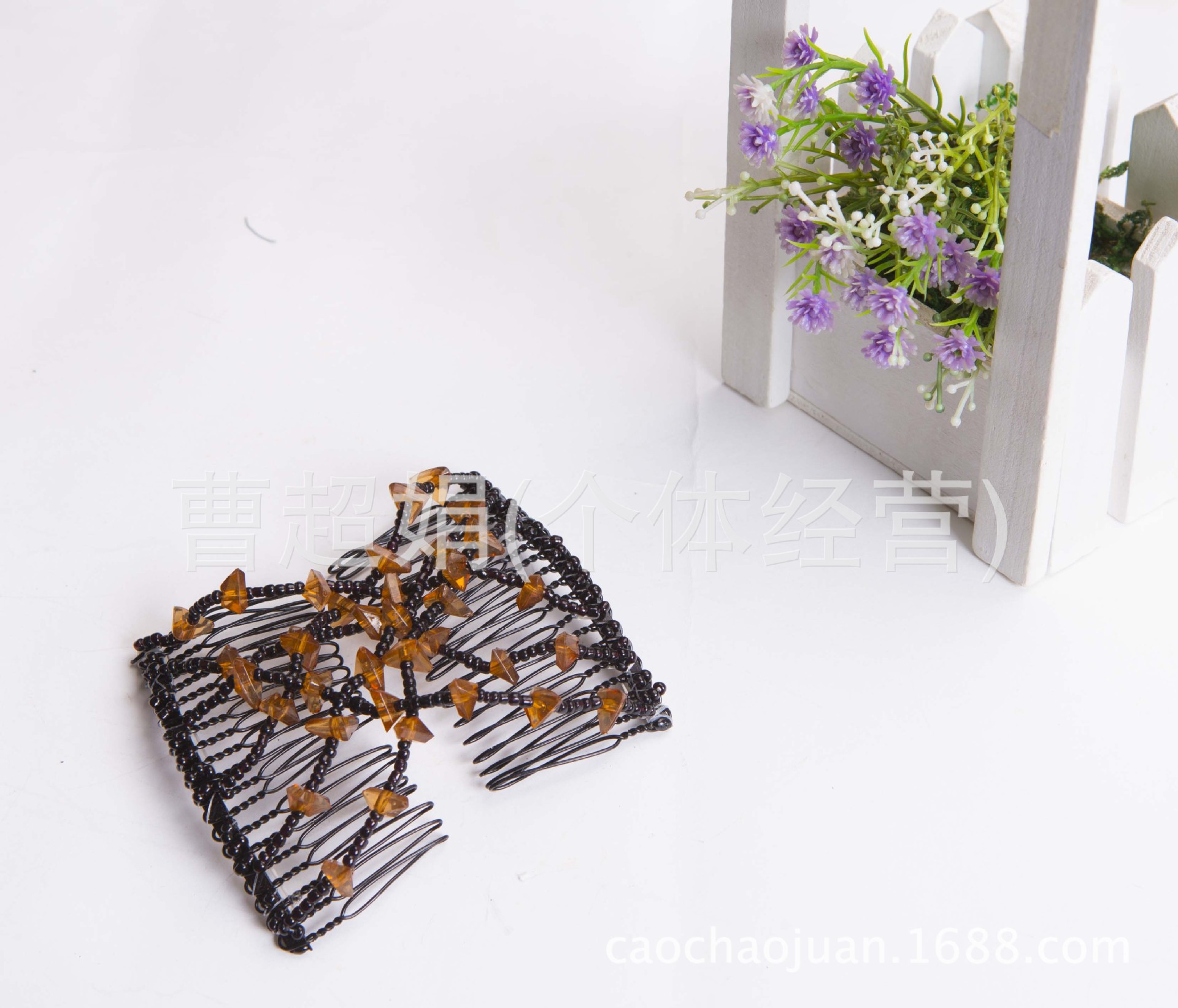 New magic beaded hair accessories, hair combs, hair perches, hair clips, headwear, hair combs, wholesale 2-yuan store supply, factory direct pic 6
