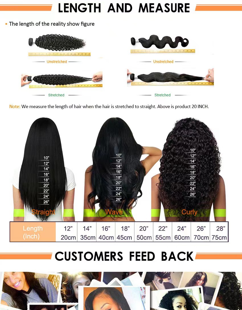 Former lace human hair wigs13*4straight cross-border hair service pic 9