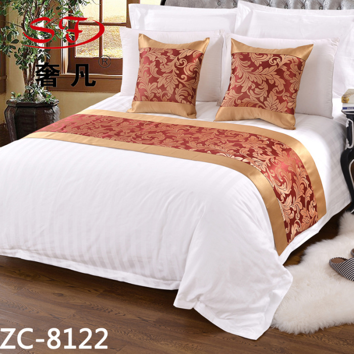 Wholesale of hotel and guesthouse bedding, bed end towels, bed flags, bed end throw pillows, cushions, table flags pic 15