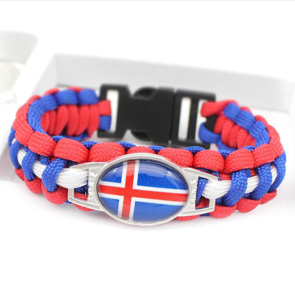 世界各国国旗手环 委内瑞拉 巴拉圭  国旗伞绳编织手链详情11
