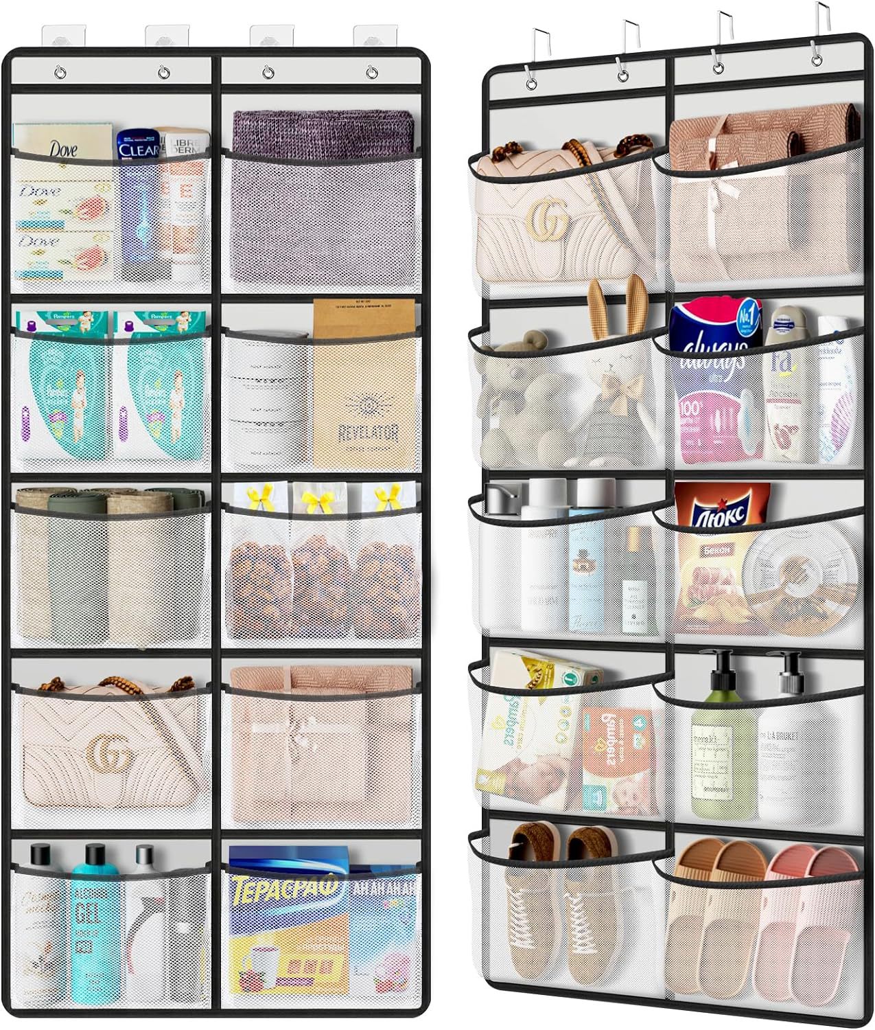 Amazon's best-selling five-compartment hanging bag, rear hanging bag, storage bag, wardrobe storage bag, and 10-compartment hanging bag pic 11