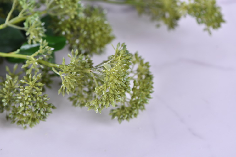 Artificial flower bouquets, flower arrangements, green plants, Dingding grass, artificial flowers, living room ornaments, decorative items, plastic flowers, photography props, silk flowers, artificial plants pic 15