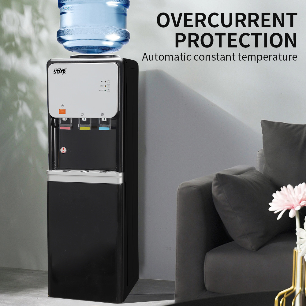 winningstar Cross-border Exclusive hot water, cold water, normal temperature multi-functional 3-head dual-frequency household standing water dispenser pic 2