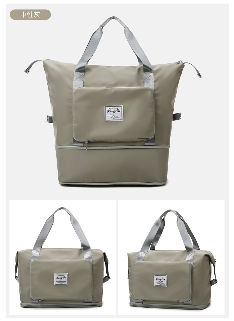 Wholesale dry and wet separation sports hand-held shoulder bags, yoga and fitness bags, folding and storage large-capacity travel bags, LOGO pic 43