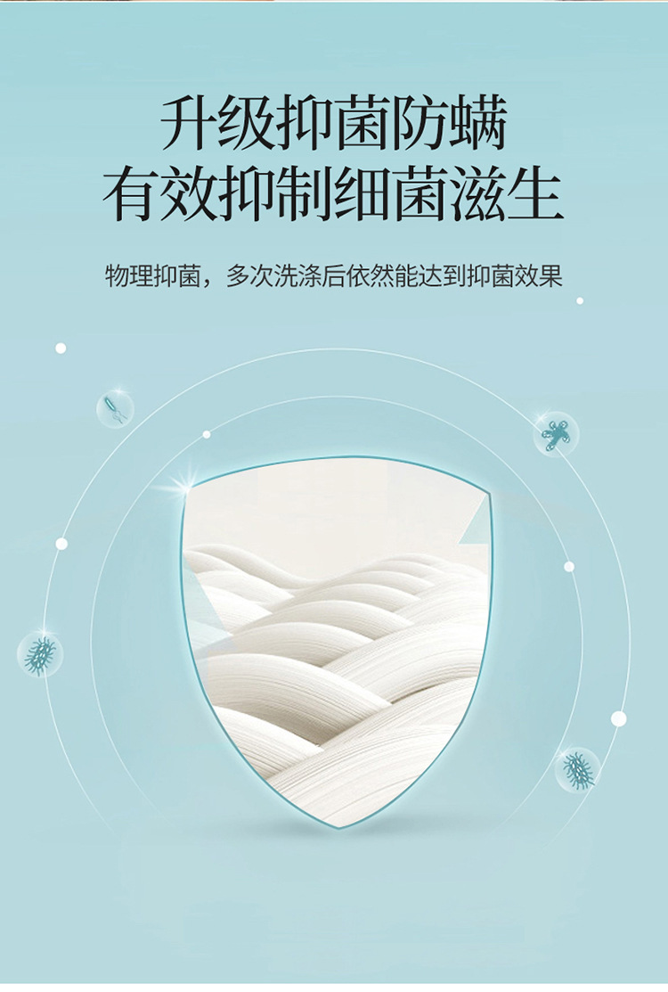 新款A类母婴级原棉华夫格夏被四件套凉豆豆空调被三件套直播爆款详情9