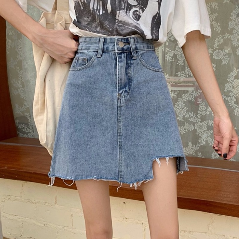 牛仔短裤女2023夏新款韩版高腰破洞显瘦女式牛仔短裤外贸直销批发详情20