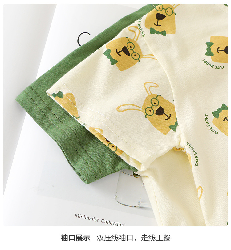 婴儿衣服休闲短袖t恤夏装男童女童宝宝儿童童装夏季半袖上衣Y8470详情19
