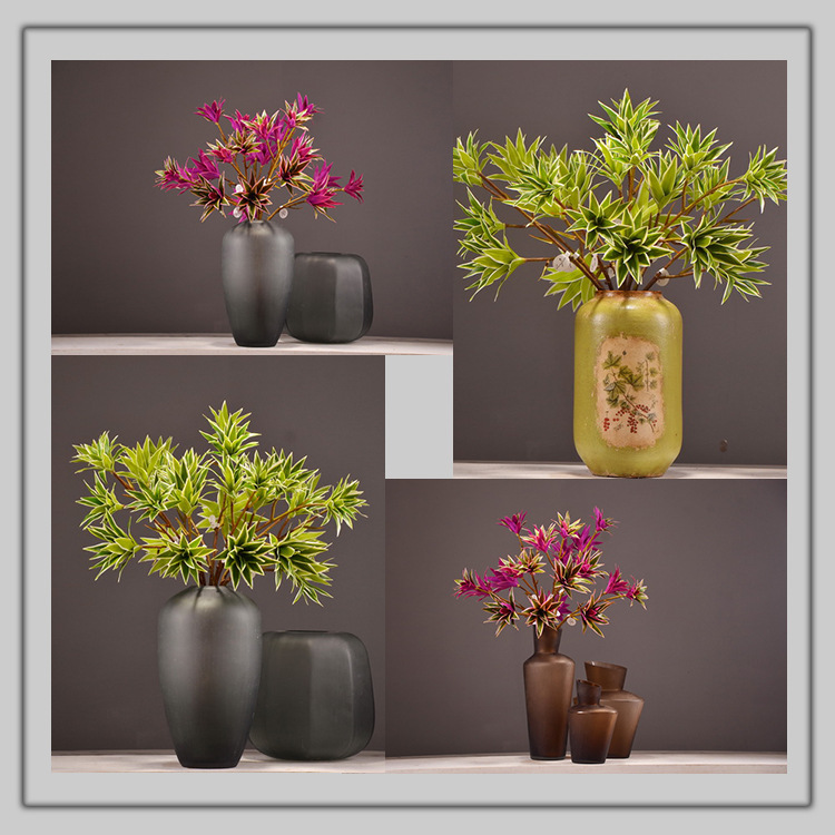 Dongli Factory direct sales, wholesale of artificial flowers, purple mist grass, purple dew grass, home decoration, artificial living room model rooms, artificial flower ornaments, one-piece consignment pic 3