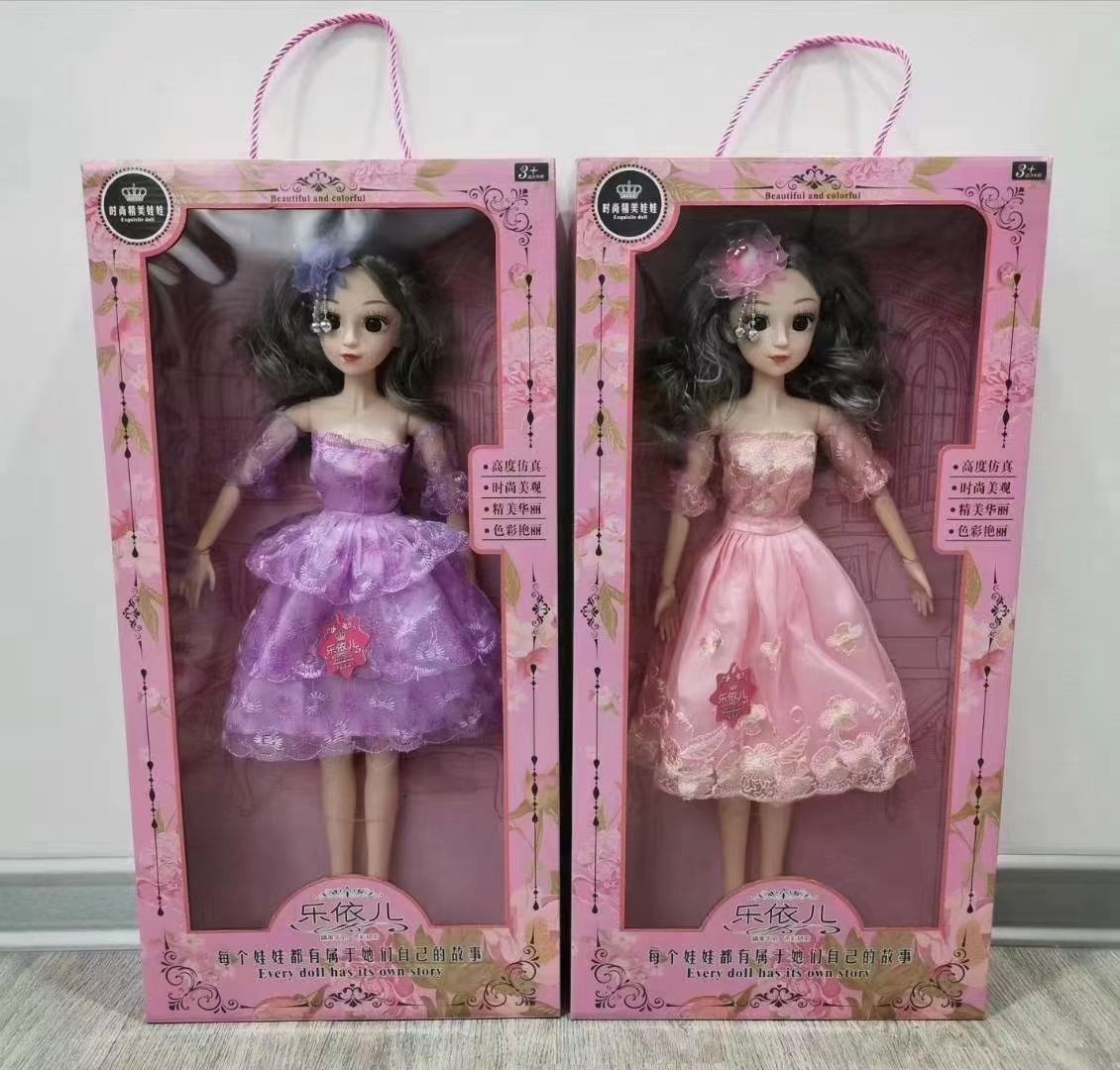 女孩公主大号迷你鞋子人物小号喷水卡通粉红芭娃娃比公主时尚玩具详情1