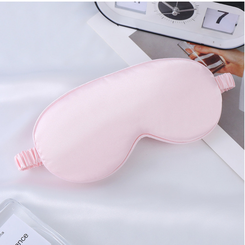 眼罩仿真丝双面桑蚕丝遮光睡眠眼罩加印logo户外出行必备现货批发详情60