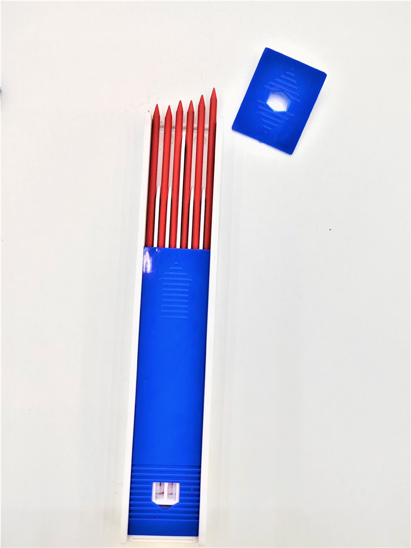 Cross-border deep hole woodworking pencil special marking and line drawing pen, 2.8mm engineering pen, 4-color pen barrel lead core pic 18