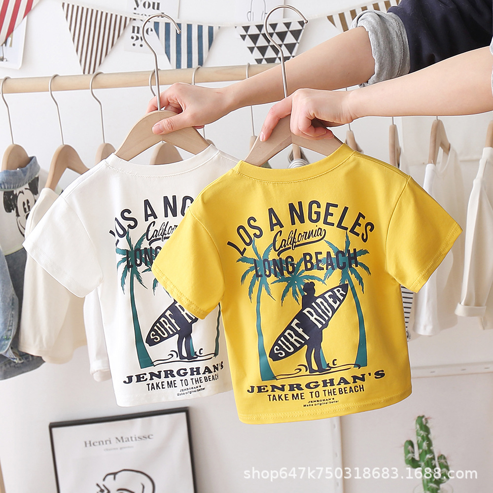 童装短袖t恤2024新款时髦中小童女孩夏装体恤衫儿童夏季童装上衣详情27