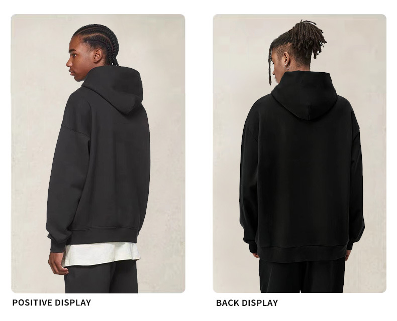 2023新品fog秋冬季加绒加厚380g连帽纯色多色卫衣欧美潮牌连帽衫详情24