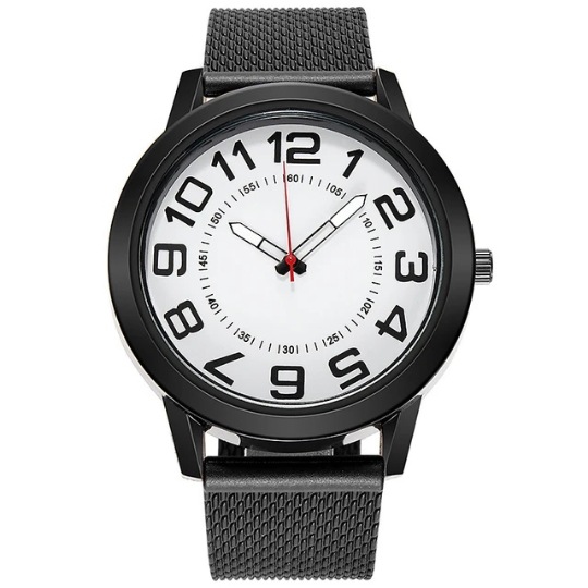 外贸新款石英表 时尚男士网带手表商务腕表运动系列 现货一件批发详情2