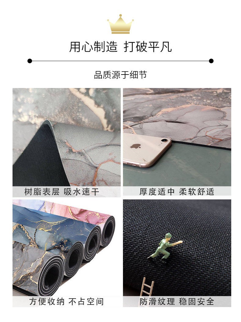 浴室进门地垫天然橡胶吸水脚垫卫生间速干垫雅美硅藻泥同款软地垫详情3