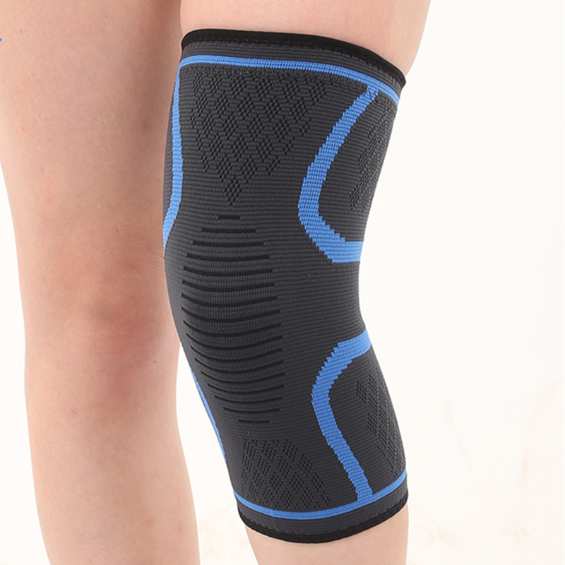 尼龙提花户外登山羽毛球跑步运动护膝保暖防寒老寒腿保护膝盖详情6