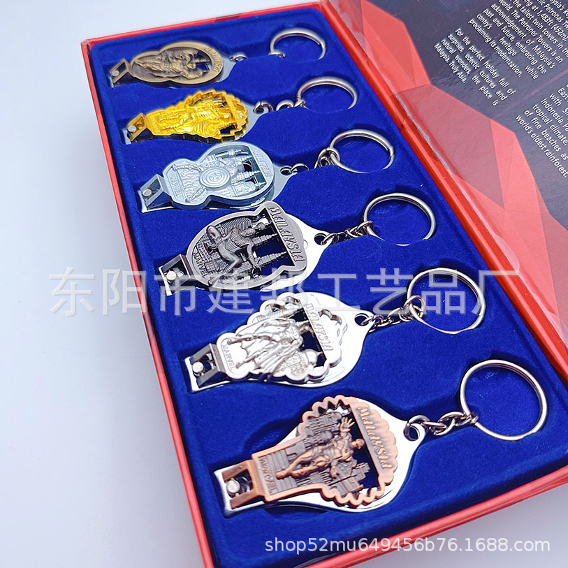 沙特阿拉伯麦加旅游纪念品立体椰子树锌合金挂件钥匙扣详情21