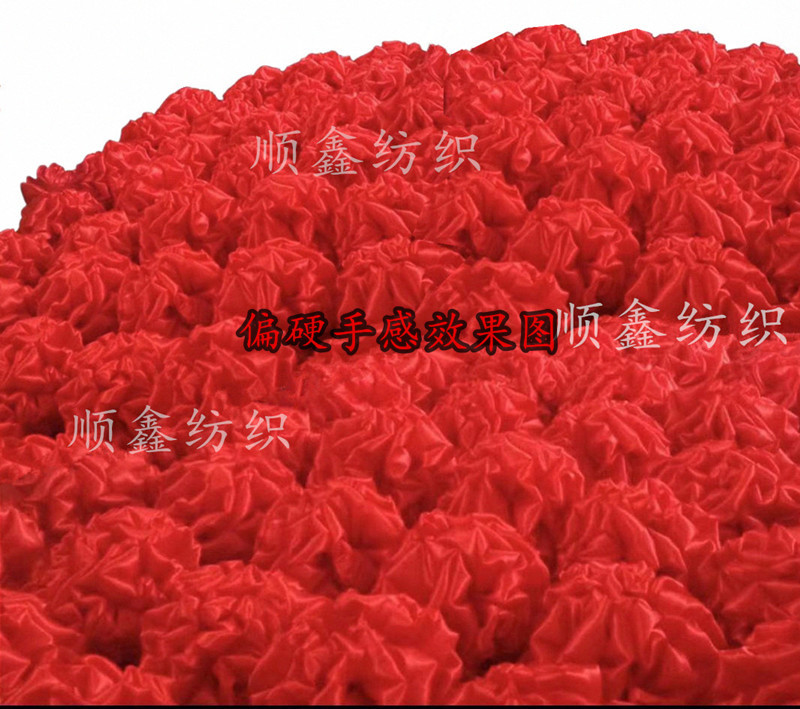 The opening ribbon-cutting ceremony of the advertisement is made of multicolor jacquard fabric. The wedding fabric is unveiled with a red silk cloth and a large red flower silk ribbon pic 20