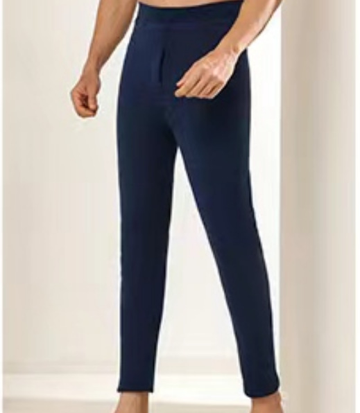 [camel jumbo grueso] pantalones de invierno para hombres pantalones calientes de cintura alta pantalones de protección contra el frío pantalones de algodón con fleece y engrosamiento polainas calientes pic 9