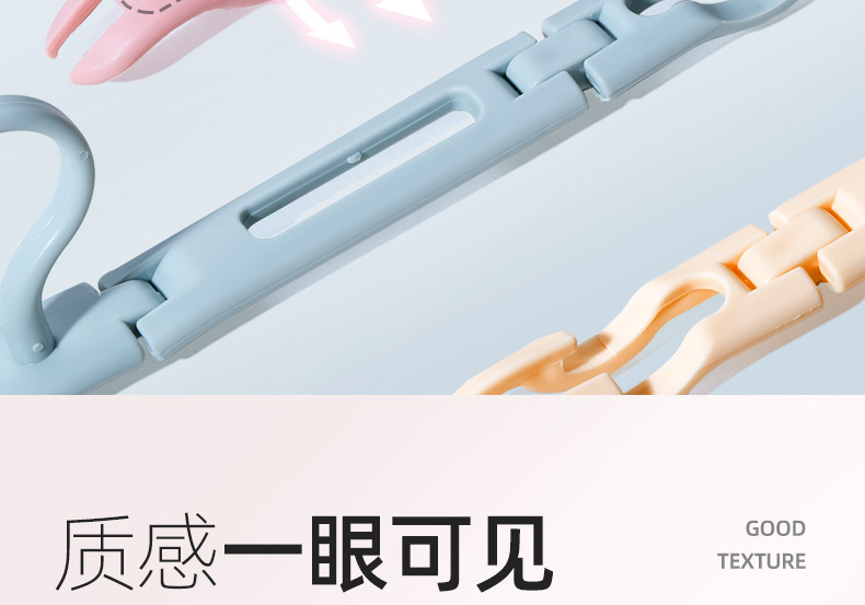 Travel folding clothes hangers, multi-purpose small and compact drying clothes hangers for business trips, hotels, Tours and outings, and convenient for carrying sock clips pic 20