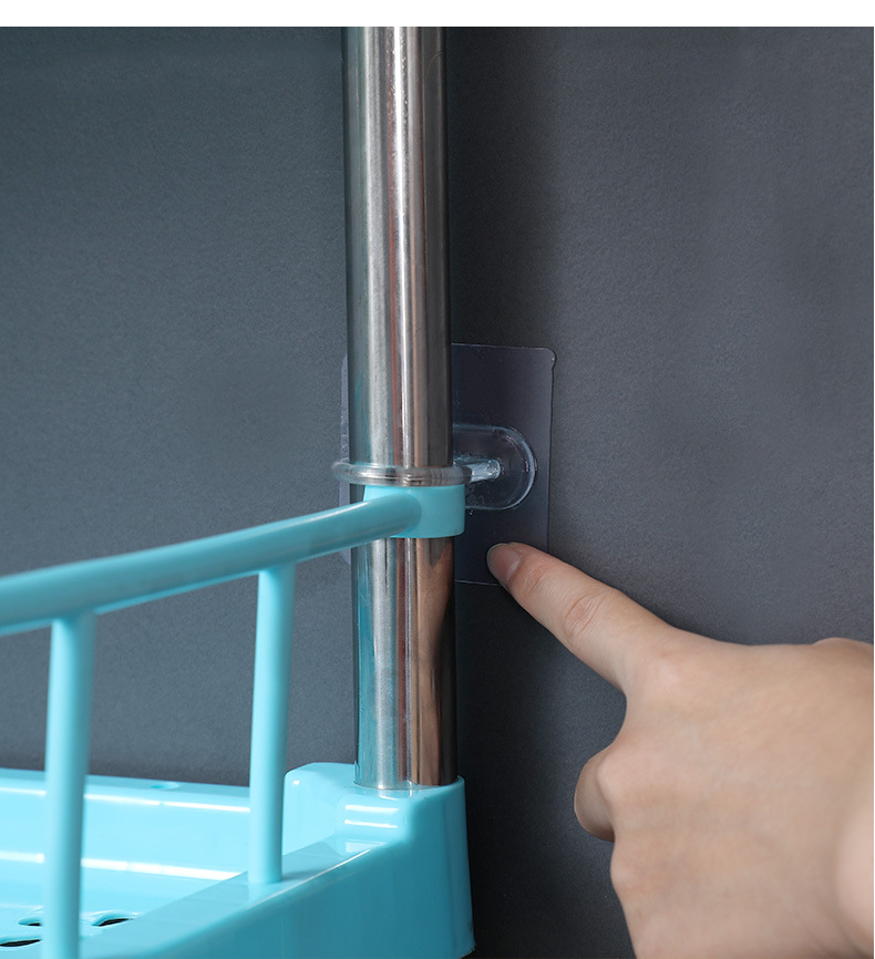 多层免打孔马桶不锈钢收纳架卫生间浴室置物架落地壁挂厕所洗手间详情15