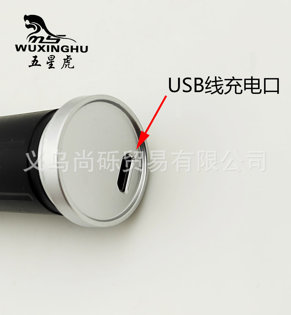 Outdoor lighting mini gift small hand flashlight, built-in lithium battery USB charging lamp, new high-intensity LED flashlight pic 7