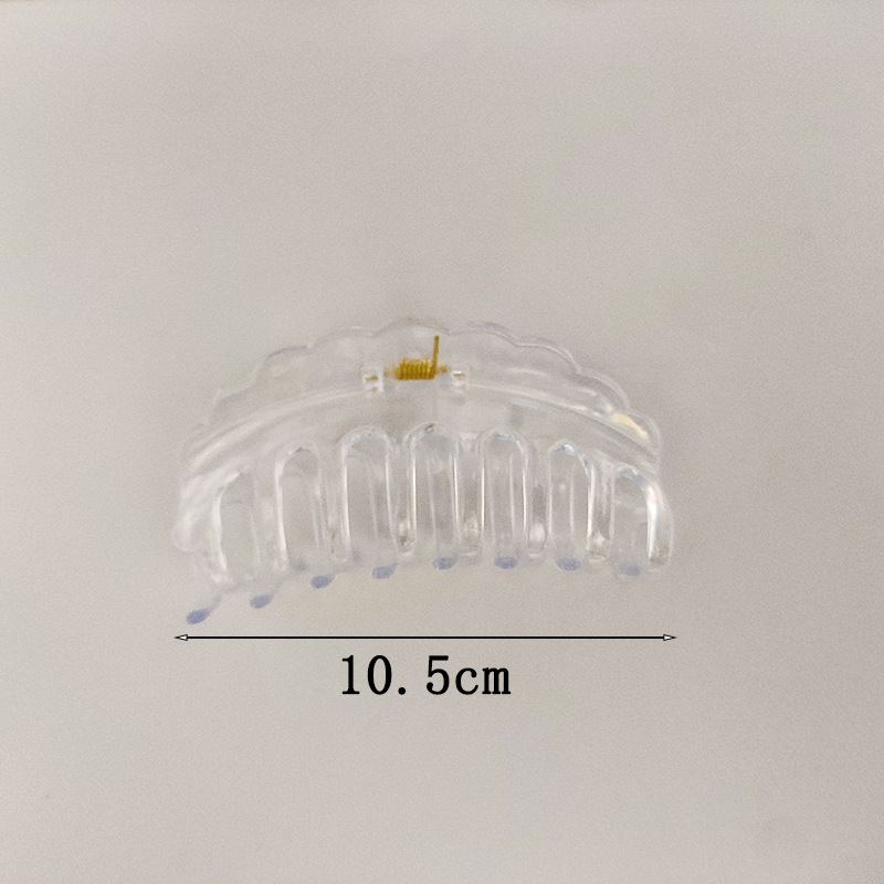 热门发夹各样式透明抓夹大号流行发卡创意 DIY百搭发饰鲨鱼夹批发详情20