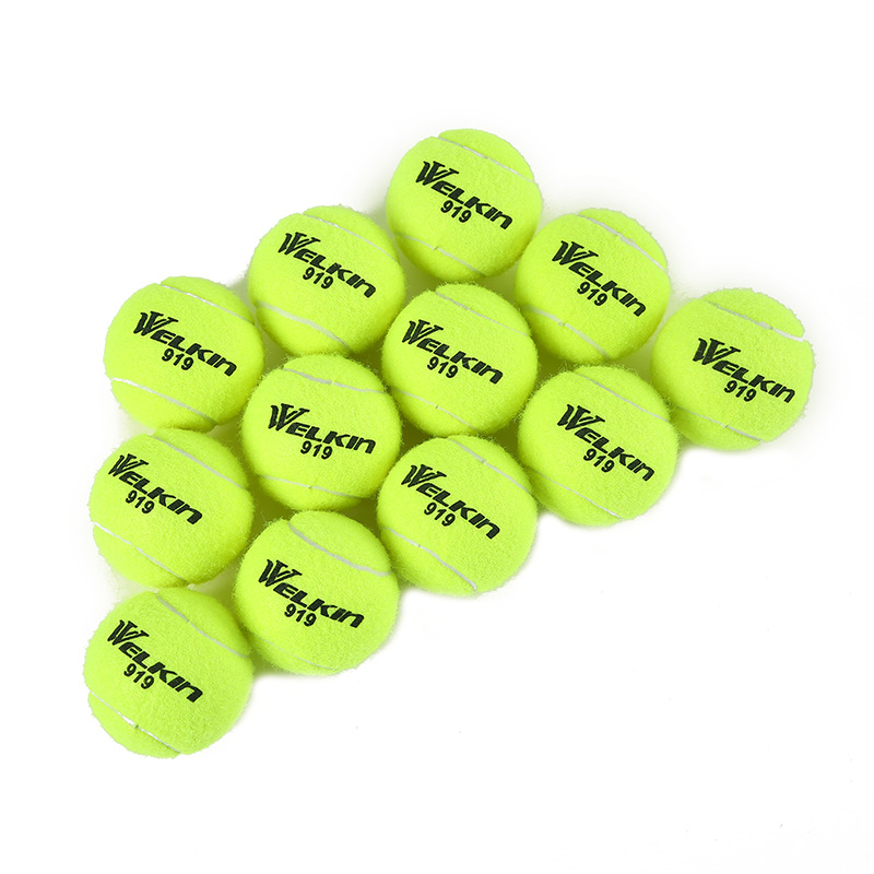 跨境训练网球 12个装训练球高弹耐打网球 户外运动网球厂家直供详情3