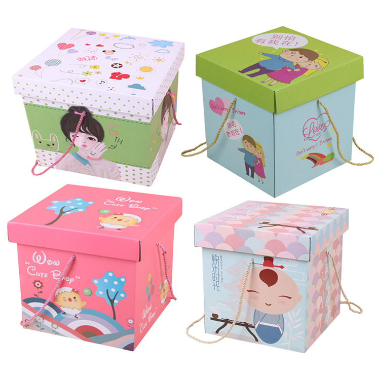 The manufacturer prints high-end 6-bottle wine boxes, mini wine boxes, beer boxes, foldable portable corrugated paper boxes pic 18