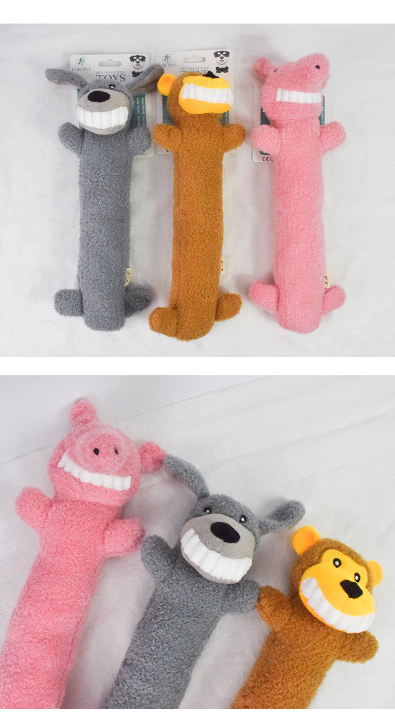 Lambskin animal figurines, tall dog toys, teething and cleaning dogs, interactive dog toys, stress-relieving and boring dog toys pic 8