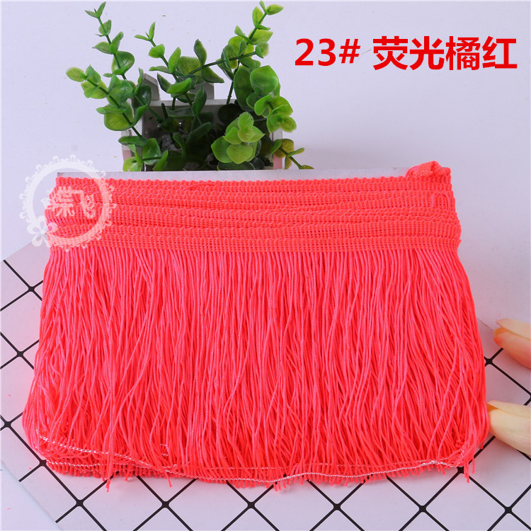 DIY stage costume accessories: Latin dance lace, tassel lace, polyester ribbon, 15CM, factory direct sales, 1 webbing pic 67