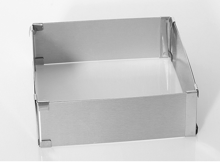 蛋糕模不锈钢方形慕斯圈可调节伸缩蛋糕模具烘焙用品烘培DIY工具详情13