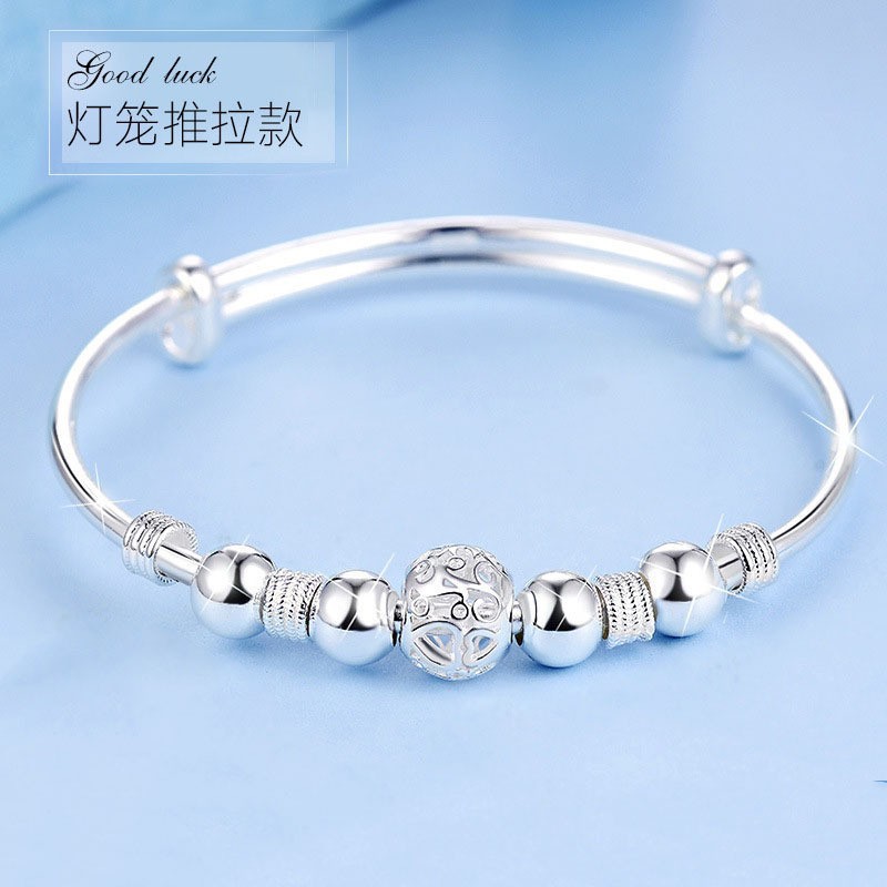 Circular meteor shower silver-plated bracelet, a simple and youthful silver jewelry bracelet with an ins design sense for women, as a gift for your girlfriend pic 32