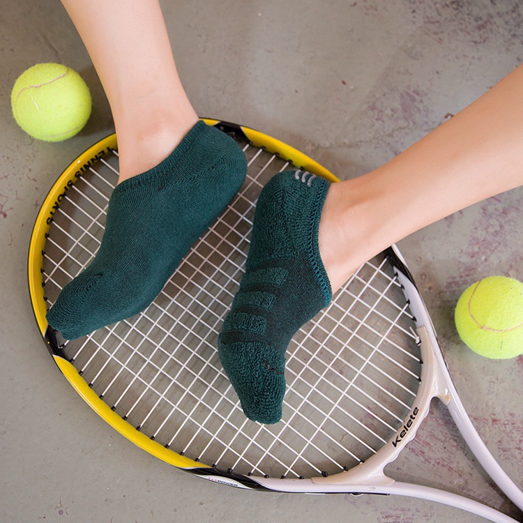 纯棉毛圈袜女袜运动毛巾船袜吸汗硅胶防滑女士短袜子详情22