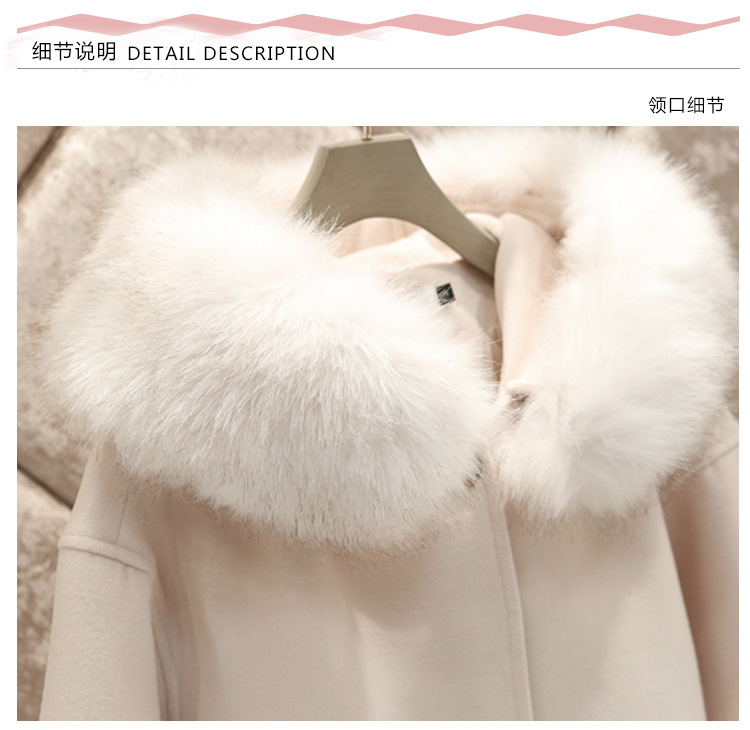 Woolen coat for women, mid-length, 2020 autumn/winter new Korean style, short and petite woolen coat, one-piece consignment pic 9