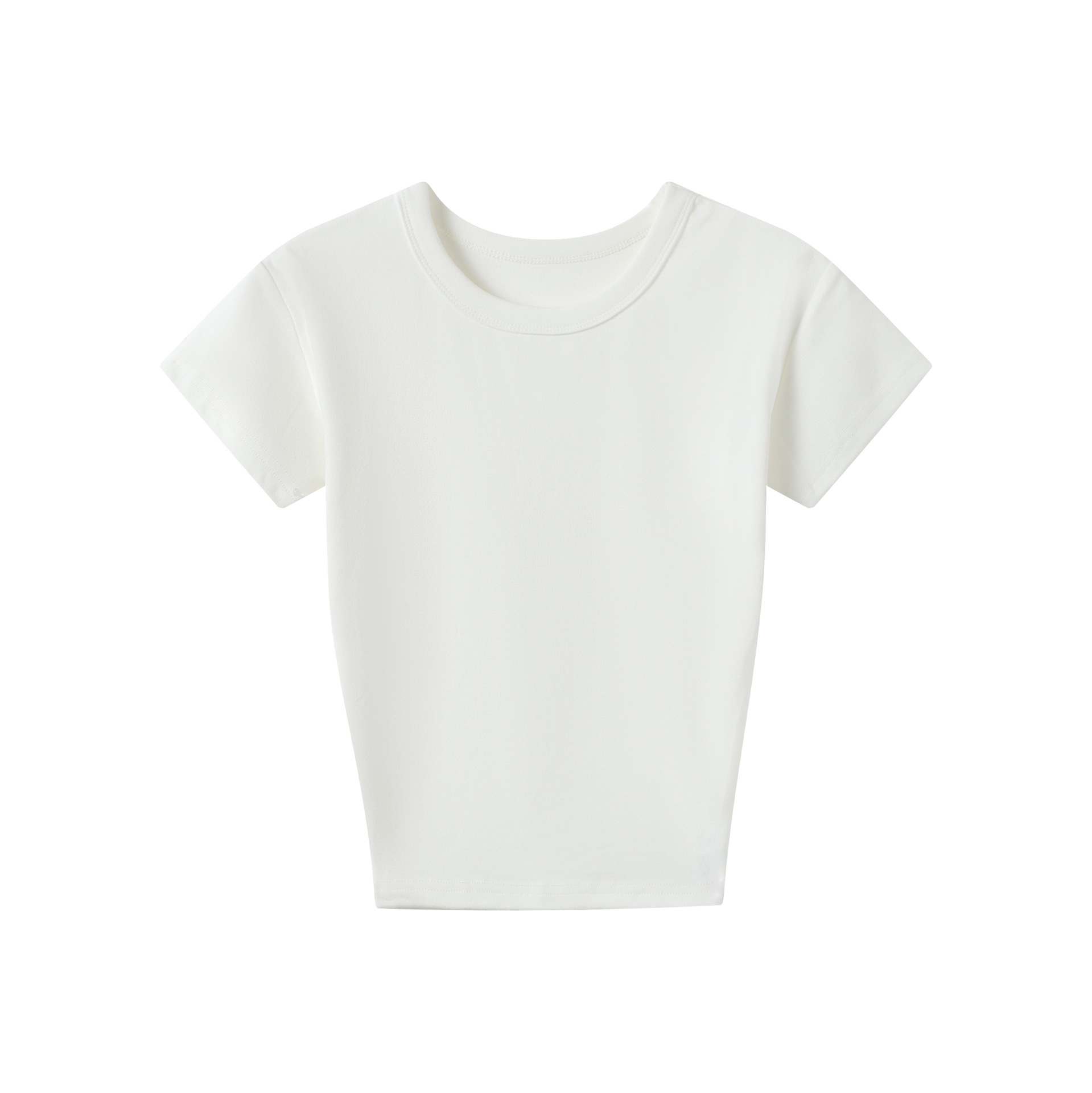 现货Skims卡戴珊经典正肩辣妹运动内搭打底紧身上衣莫代尔t恤详情14